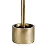 Regina Andrew Geo Rectangle Natural Brass Table Lamp