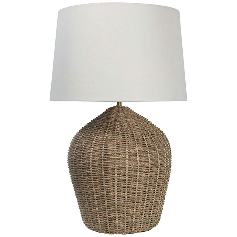 Image 1 Regina Andrew Georgian 28" High Natural Rattan Table Lamp
