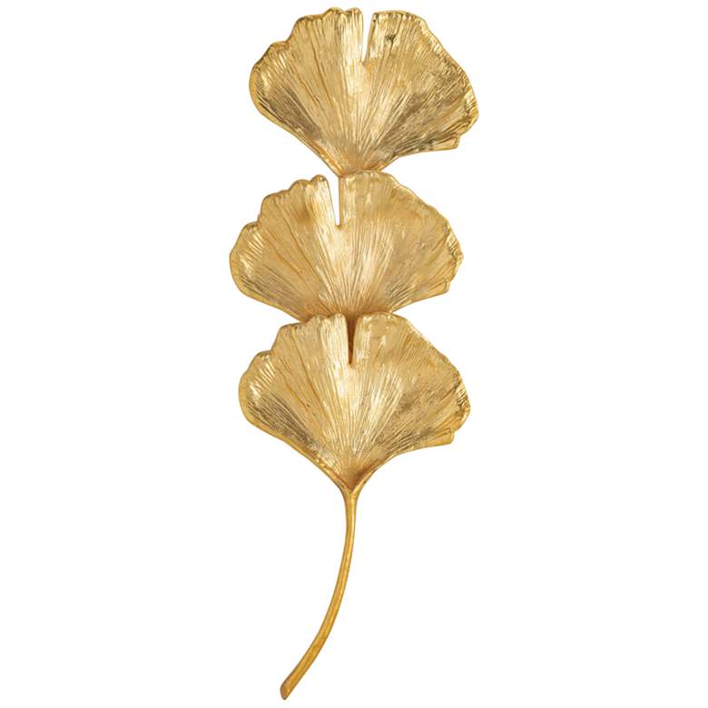 Image 1 Regina Andrew Ginkgo 26 1/2 inch High Gold Wall Sconce