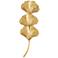 Regina Andrew Ginkgo 26 1/2" High Gold Wall Sconce