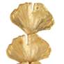 Thumbnail2 of Regina Andrew Ginkgo 26 1/2" High Gold Wall Sconce more views