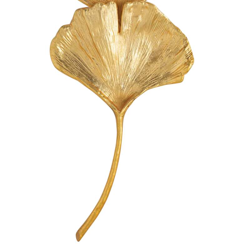 Image 3 Regina Andrew Ginkgo 26 1/2 inch High Gold Wall Sconce more views