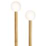 2_Regina Andrew Happy 52 1/2" High Natural Brass 2-Light LED Floor Lamp more views