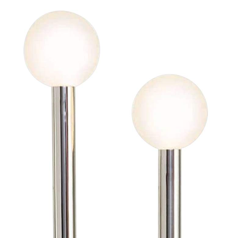 Image 2 Regina Andrew Happy 52 1/2" Modern Orb Glass Nickel Floor Lamp more views