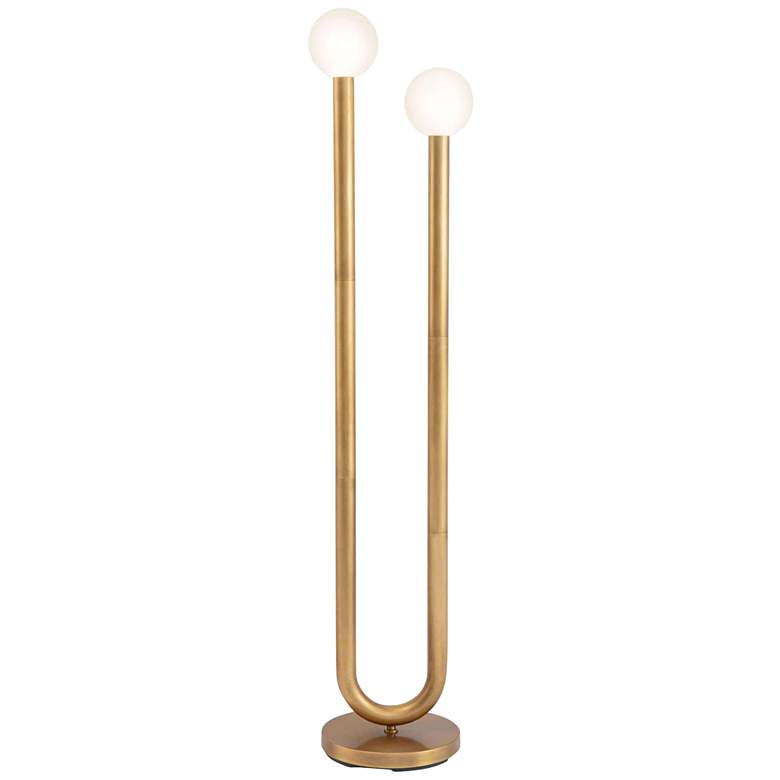 Image 1 Regina Andrew Happy 65" High Modern Gold 2-Light Floor Lamp