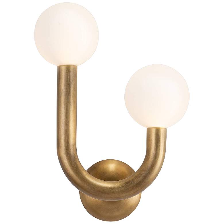 Image 2 Regina Andrew Happy Sconce Right Side (Natural Brass) 16.25 Height