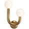 Regina Andrew Happy Sconce Right Side (Natural Brass) 16.25 Height