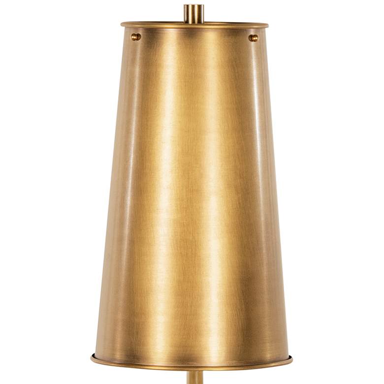Image 2 Regina Andrew Hattie 19 1/2" High White and Brass Modern Table Lamp more views