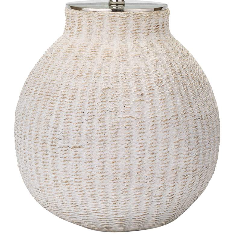 Image 5 Regina Andrew Hobi 26 1/2" High Coastal White Woven Table Lamp more views