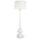 Regina Andrew Hope 62" High White Finish Modern Floor Lamp
