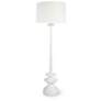 Regina Andrew Hope 62" High White Finish Modern Floor Lamp