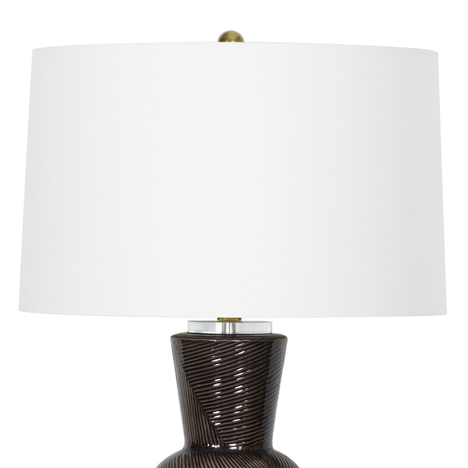 Image 2 Regina Andrew Hugo Ceramic Table Lamp (Black) more views