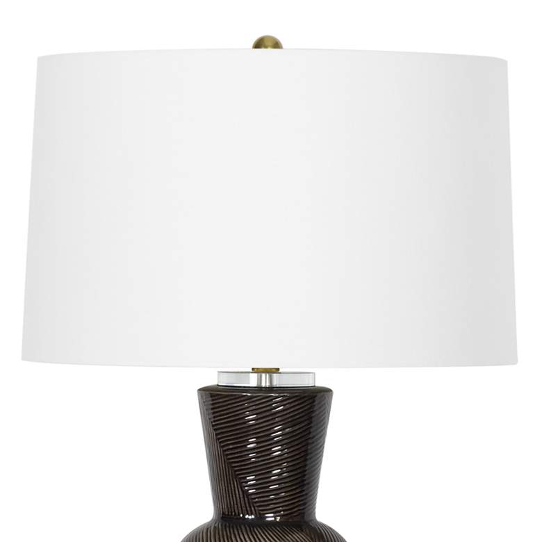 Image 2 Regina Andrew Hugo Ceramic Table Lamp (Black) more views