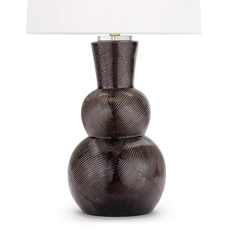 Image 3 Regina Andrew Hugo Ceramic Table Lamp (Black) more views