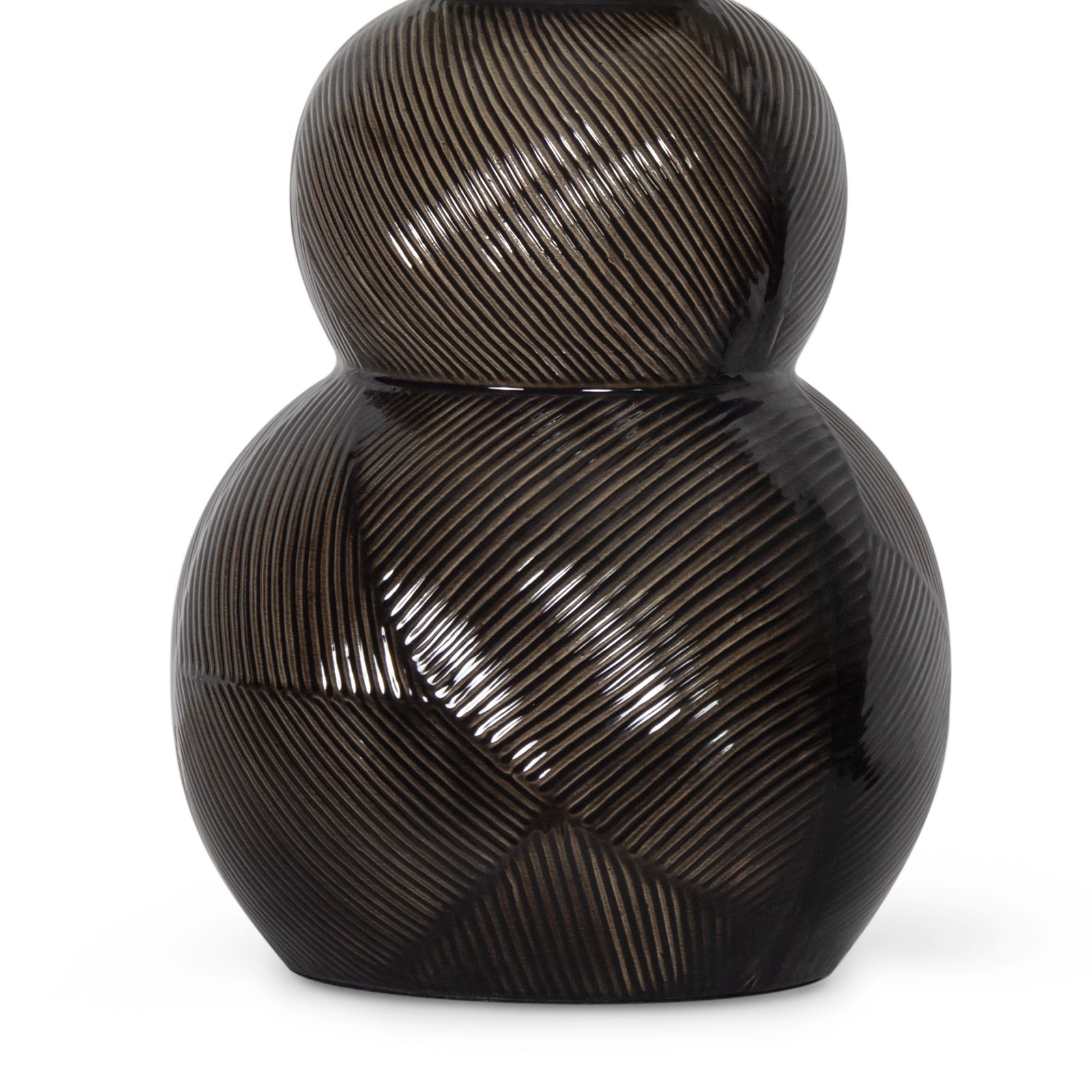 Image 4 Regina Andrew Hugo Ceramic Table Lamp (Black) more views