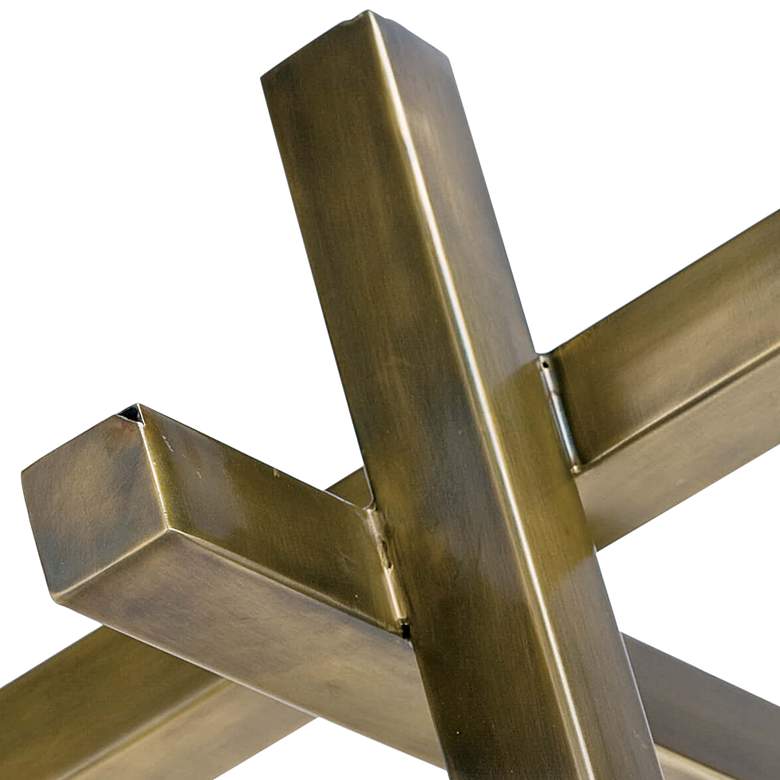 Image 2 Regina Andrew Intersecting Sculpture (Brass) 9 Height more views