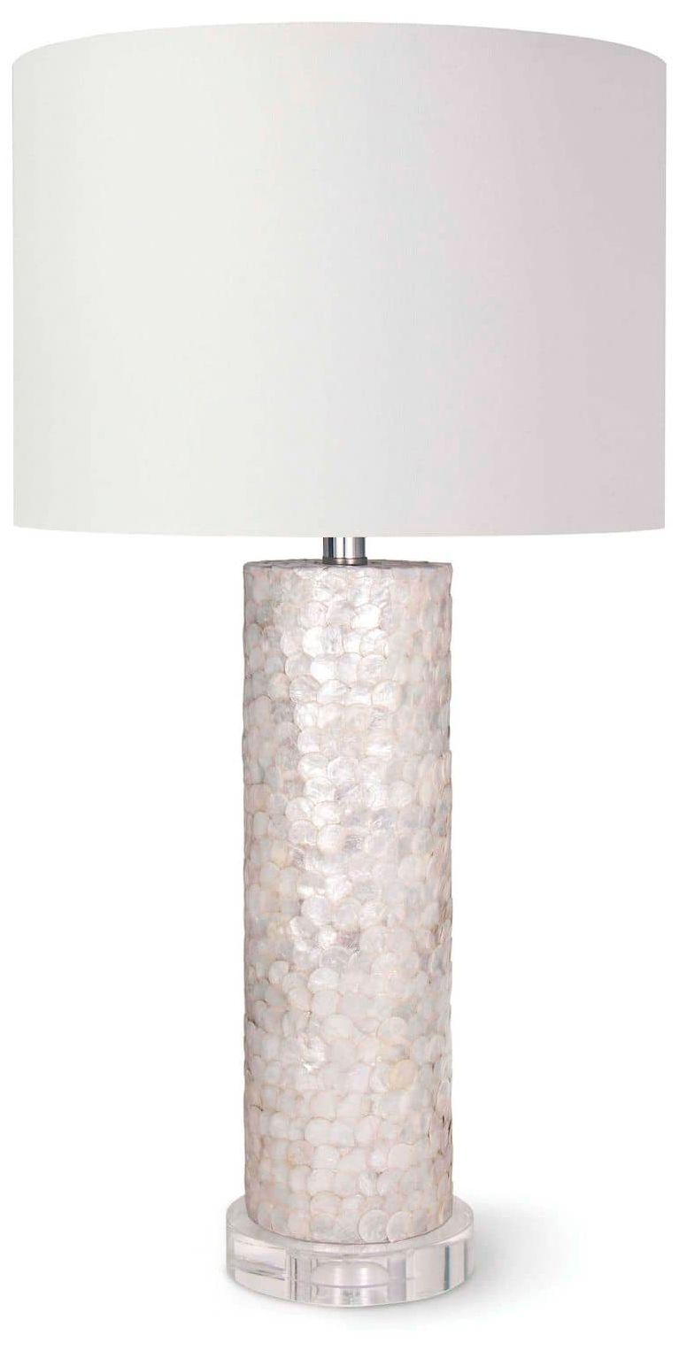 Regina Andrew Jalen Scalloped Capiz Table Lamp