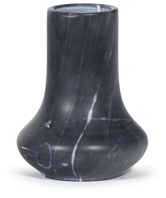 Image 2 Regina Andrew Jasper Marble Vase Small (Black) more views