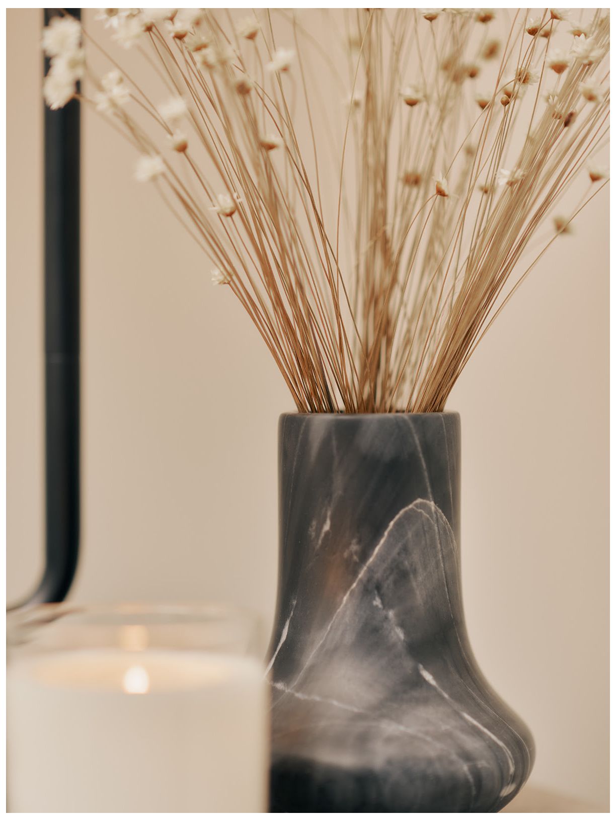 Image 5 Regina Andrew Jasper Marble Vase Small (Black) more views