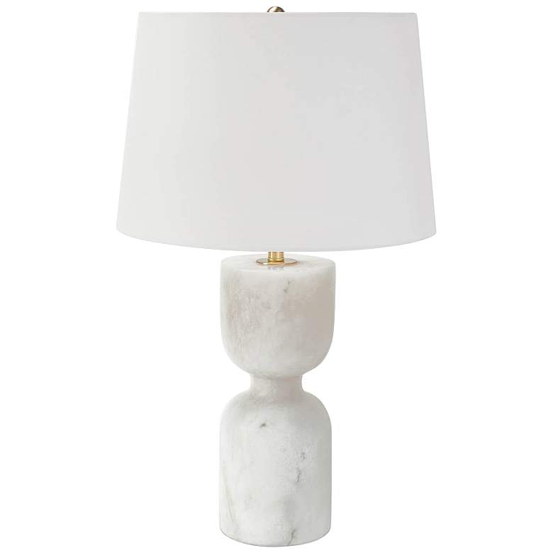 Image 2 Regina Andrew Joan 25" High White Alabaster Stone Table Lamp