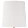 Regina Andrew Juniper 30 1/2" White Concrete Cone Table Lamp
