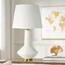 1_Regina Andrew Kayla 29" High White Ceramic Vase Table Lamp