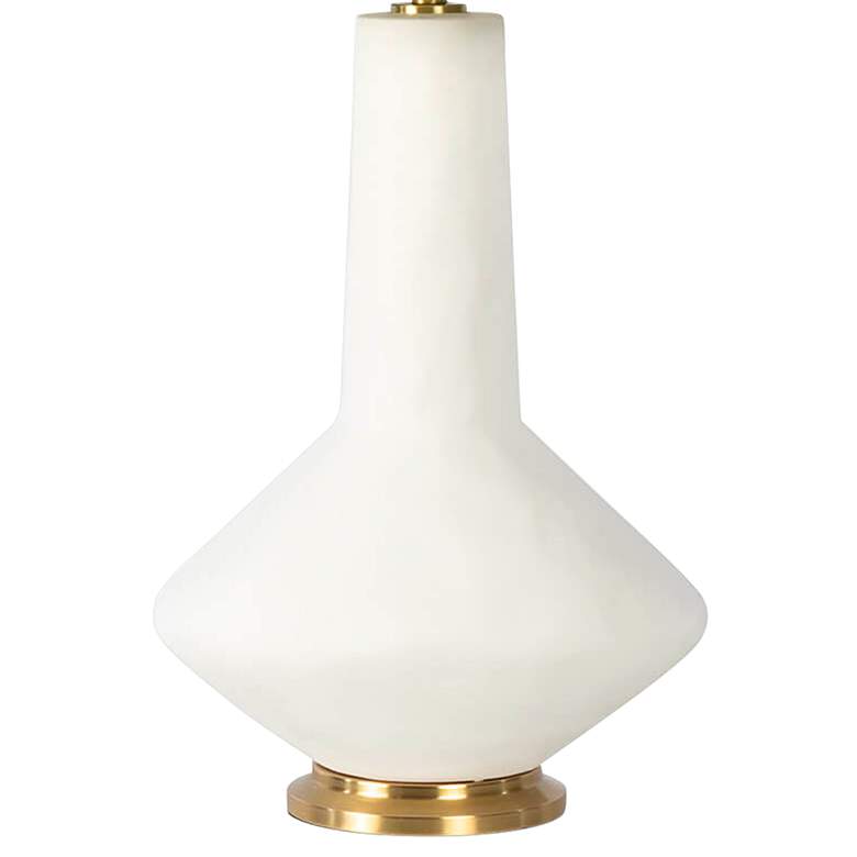 Image 4 Regina Andrew Kayla 29" High White Ceramic Vase Table Lamp more views