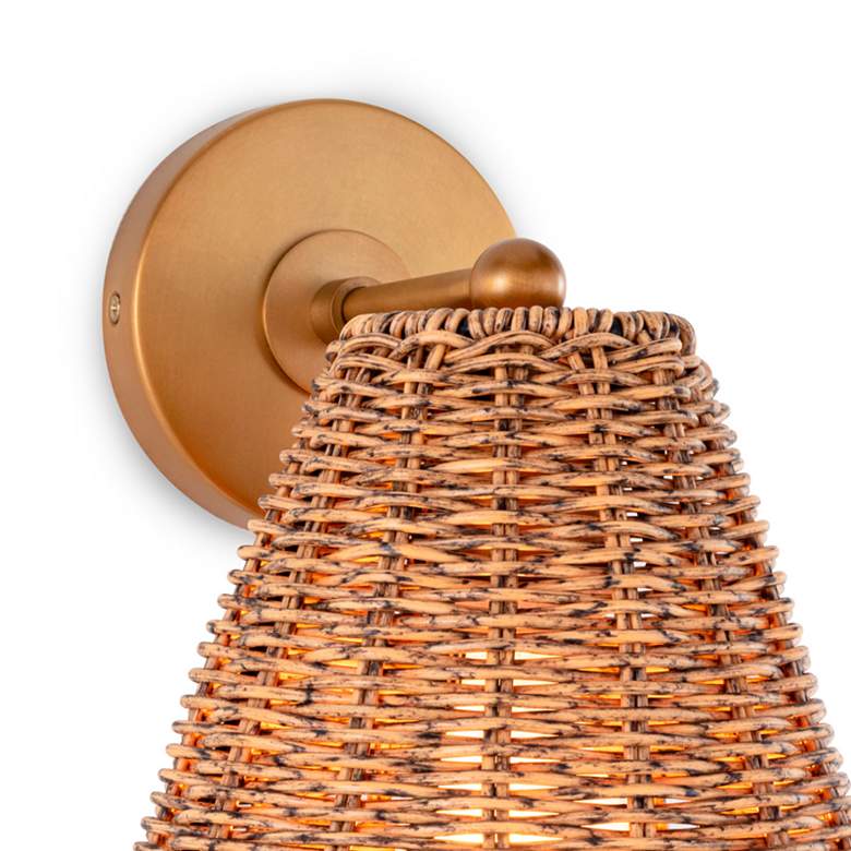 Image 3 Regina Andrew Kismet Hanging Sconce (Natural Brass) more views