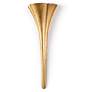 1_Regina Andrew Lillian 25" High Gold Leaf Wall Sconce