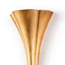 4_Regina Andrew Lillian 25" High Gold Leaf Wall Sconce more views