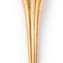 6_Regina Andrew Lillian 25" High Gold Leaf Wall Sconce more views