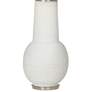 3_Regina Andrew Lizza 29" High Matte White Beads Glass Vase Table Lamp more views