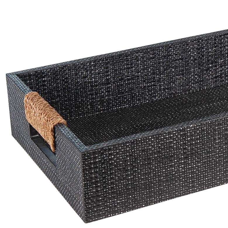 Image 2 Regina Andrew Logia Rectangle Tray Small (Grey) 3.5 Height more views
