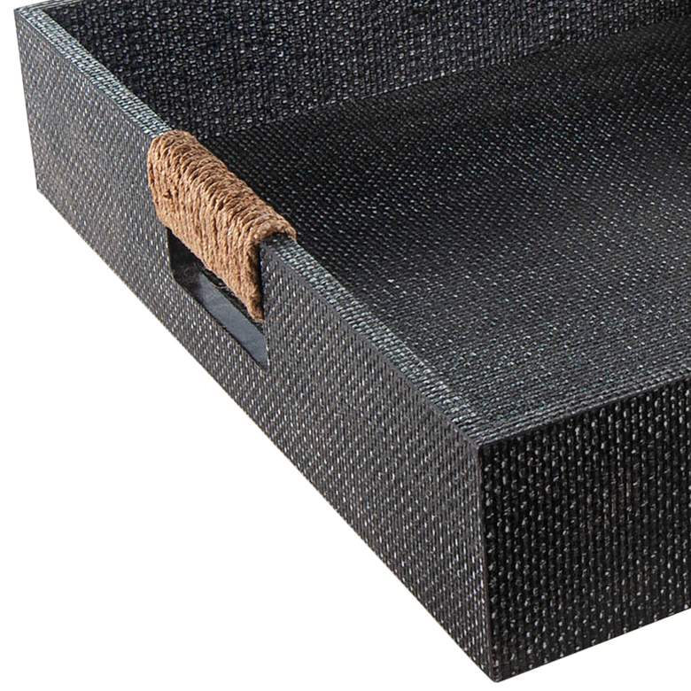 Image 2 Regina Andrew Logia Square Tray Large (Grey) 3.5 Height more views