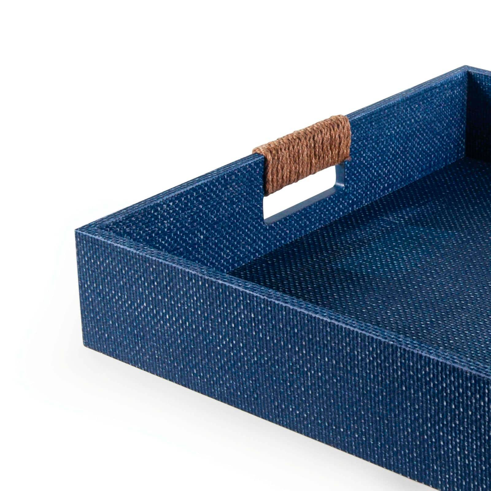 Image 6 Regina Andrew Logia Square Tray Large (Indigo) 3.5 Height more views