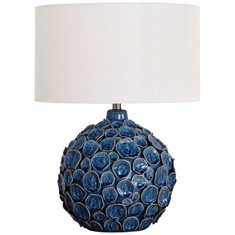 Image 2 Regina Andrew Lucia Ceramic Table Lamp (Blue) 26 Height