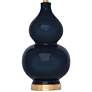 5_Regina Andrew Madison 27" Double Gourd Blue Ceramic Table Lamp more views