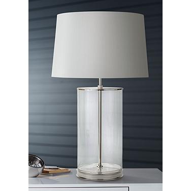 Regina Andrew Design Leafy Artichoke Ceramic Table Lamp, White/Natural