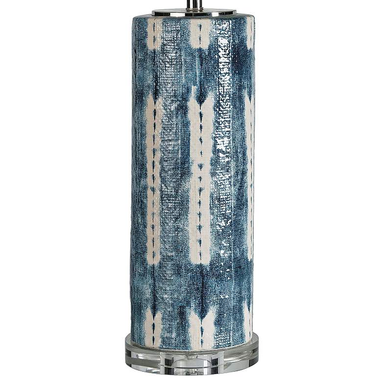 Image 3 Regina Andrew Mali 28" Indigo Blue Ceramic Table Lamp more views