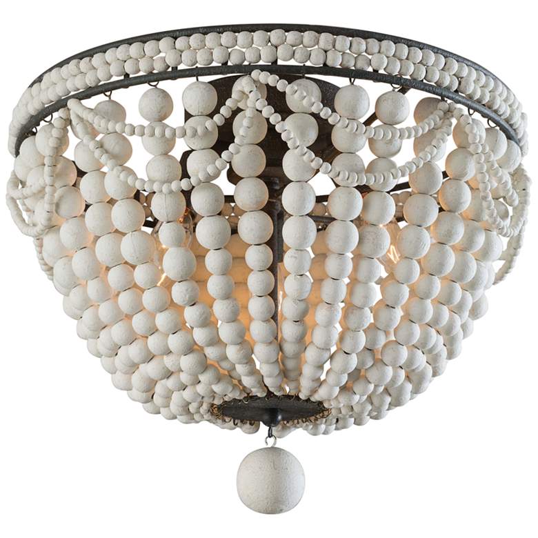 Image 2 Regina Andrew Malibu 15 inch Wide White Ceiling Light