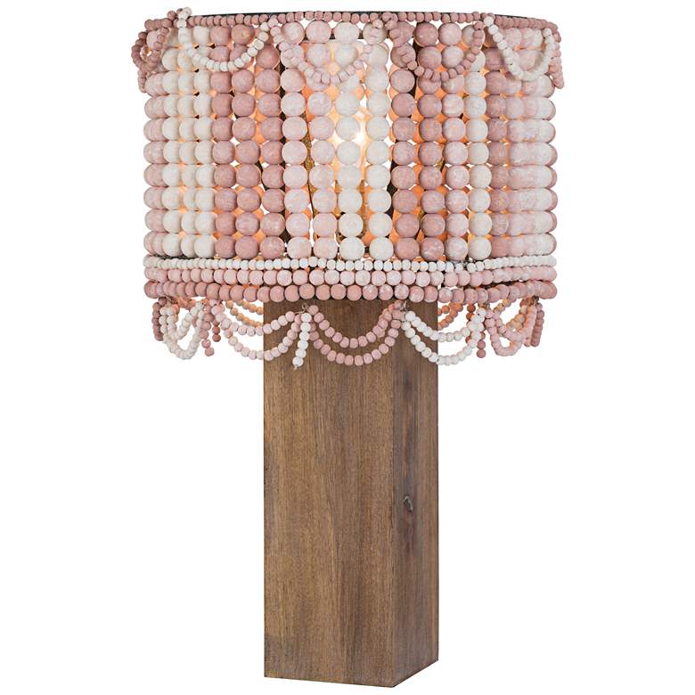 Image 1 Regina Andrew Malibu Weathered Pink Table Lamp
