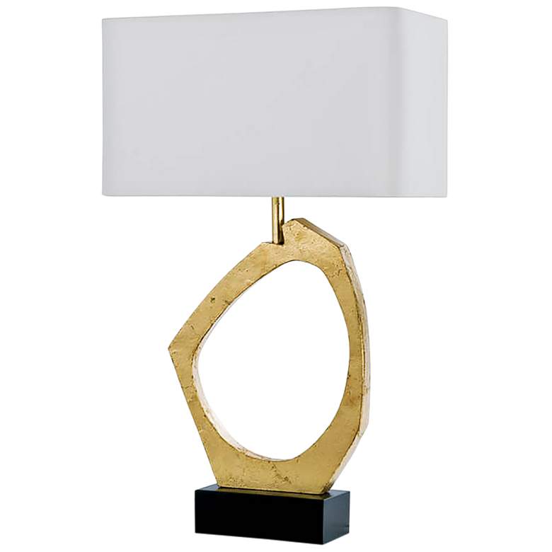 Image 1 Regina Andrew Manhattan 30" Modern Gold Leaf Table Lamp