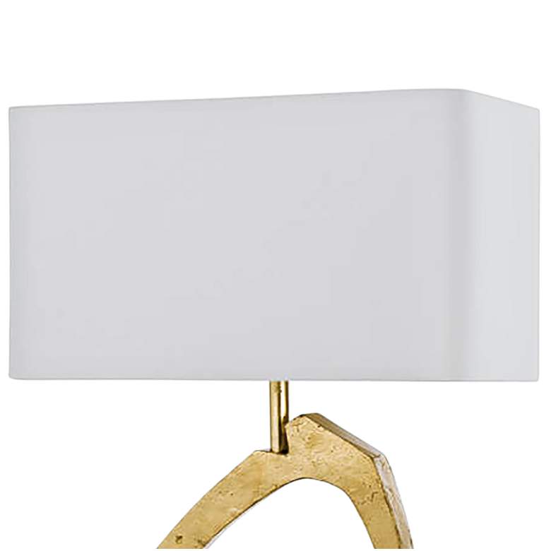 Image 2 Regina Andrew Manhattan 30 inch Modern Gold Leaf Table Lamp more views