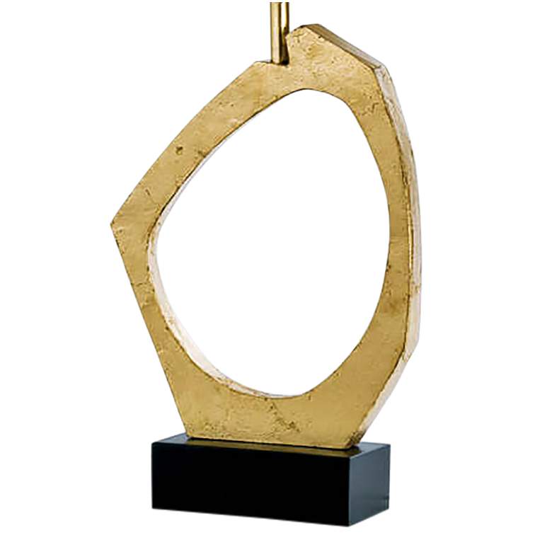Image 3 Regina Andrew Manhattan 30" Modern Gold Leaf Table Lamp more views