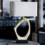 Regina Andrew Manhattan 30" Modern Gold Leaf Table Lamp