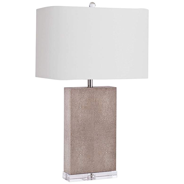 Image 1 Regina Andrew Marcel Ivory Shagreen Table Lamp