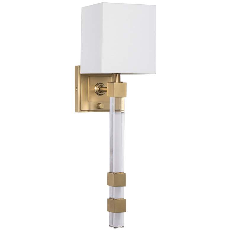 Image 1 Regina Andrew Metro 23" Wide Natural Brass Wall Sconce