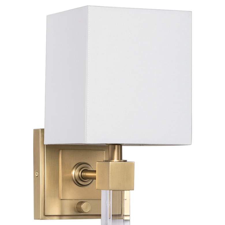 Image 2 Regina Andrew Metro 23" Wide Natural Brass Wall Sconce more views