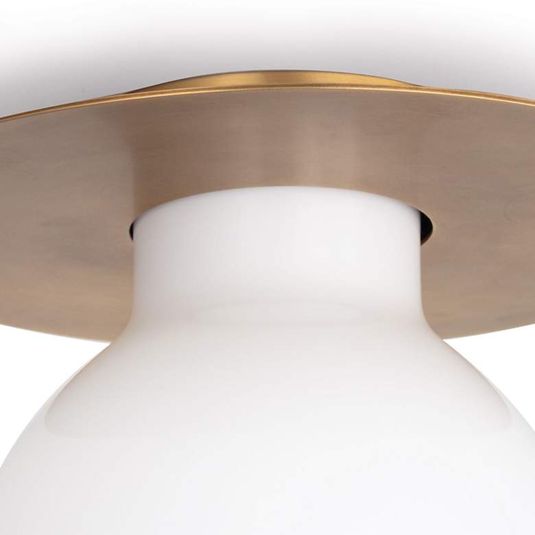 Image 2 Regina Andrew Mixer Flush Mount (Natural Brass) 9 Height more views