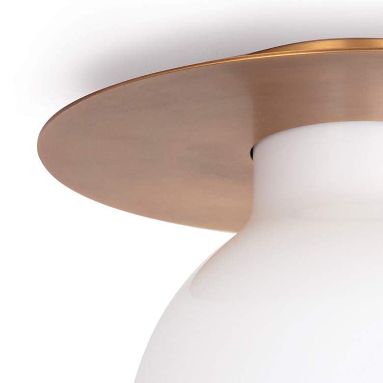 Image 6 Regina Andrew Mixer Flush Mount (Natural Brass) 9 Height more views